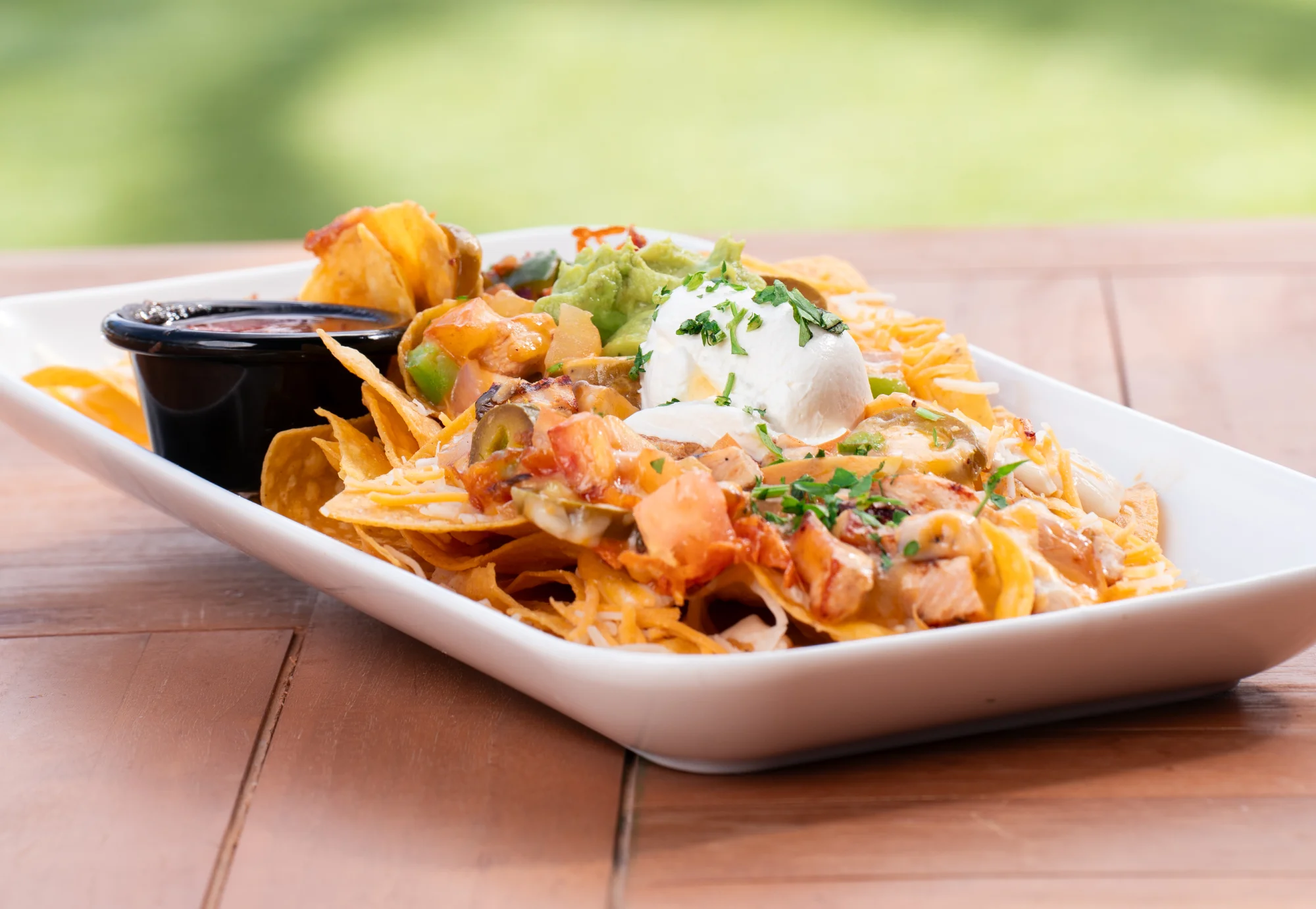Nachos at Turtle Grille at The Nautical Beachfront Resort