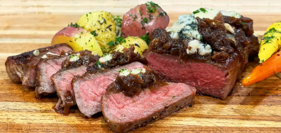 New york strip steak.
