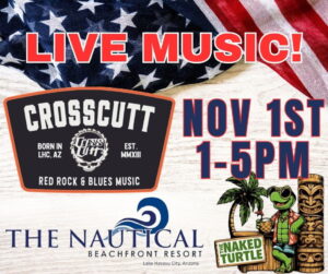 Crosscut playing live at The Naked Turtle