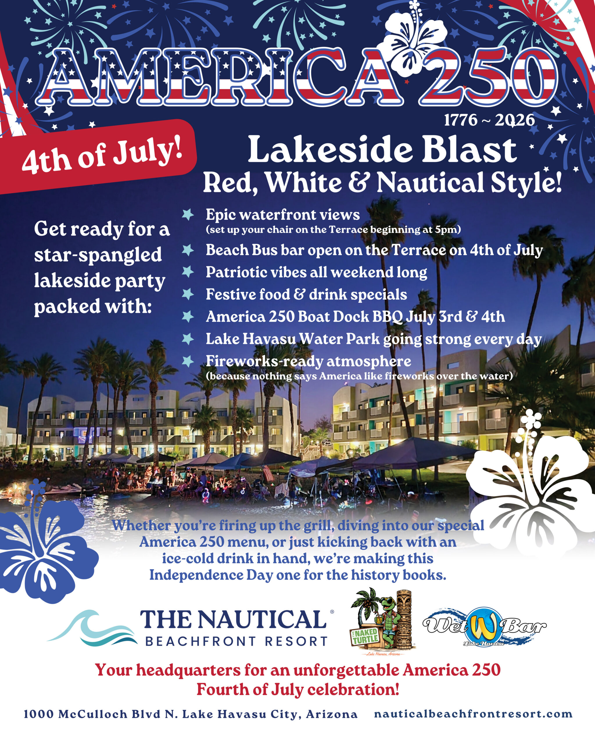 4th of July at The Nautical Beachfront Resort