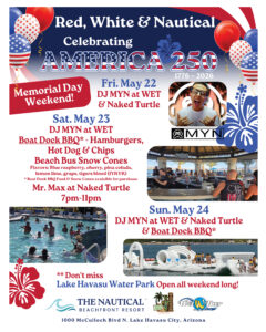 Red, White & Nautical - Memorial Weekend 2026