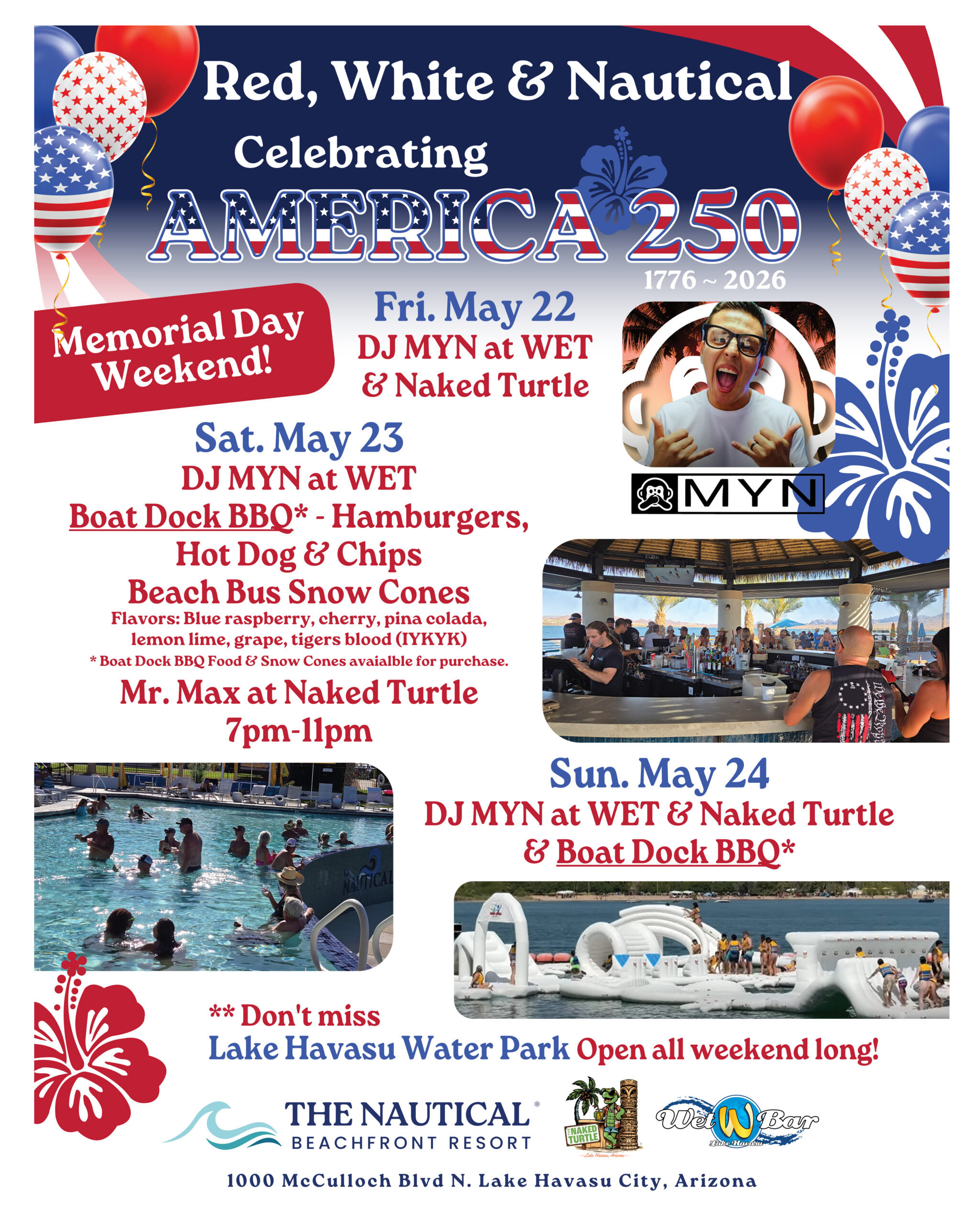 Red, White & Nautical - Memorial Weekend 2026