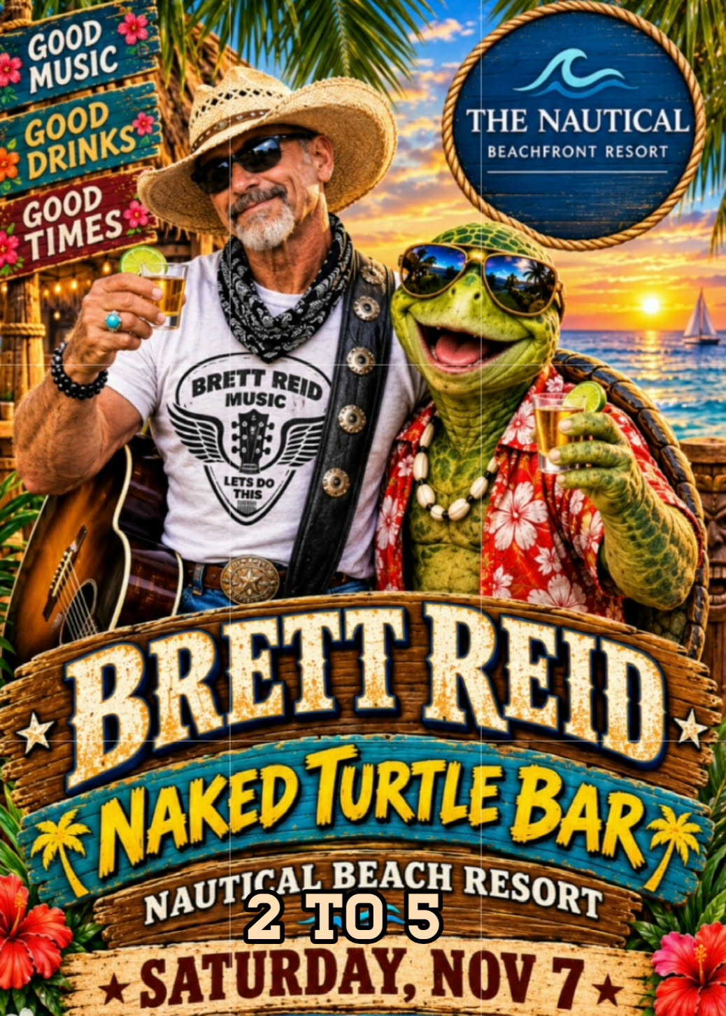 Nov. 7 Brett Reid at Naked Turtle